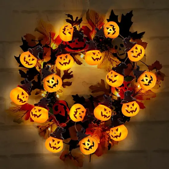 Battery Operated Pumpkin String Lights {2}