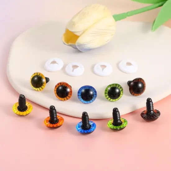 Colored Crochet Eyes with Washers Safety Eyes {4}