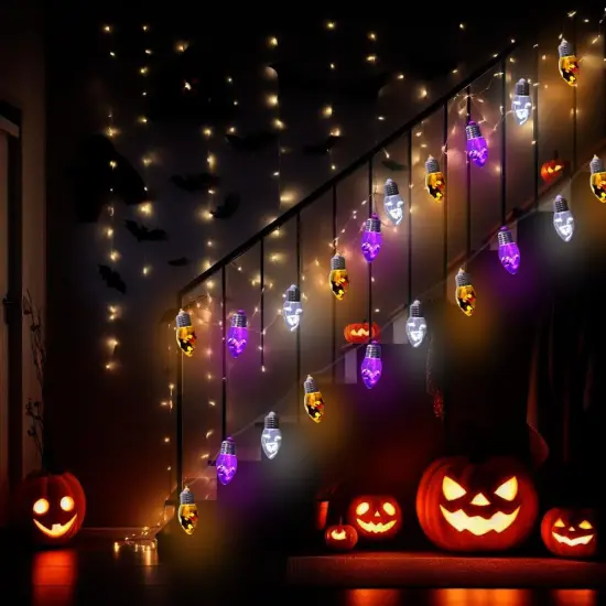 Halloween Bulb String Lights Decorations - Halloween {5}