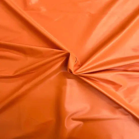 1 Yard Faux Leather Vinyl Fabric For Apparel And Costumes 58 Inch Wide Orange {1}