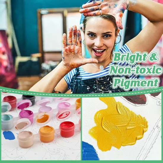 Books Flowers Paint by Number, DIY Oil Digital Painting Vintage,12x16 in {4}