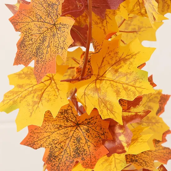 (3 Pcs) Fall Garland for Decorations Fall Leaves Garland {3}