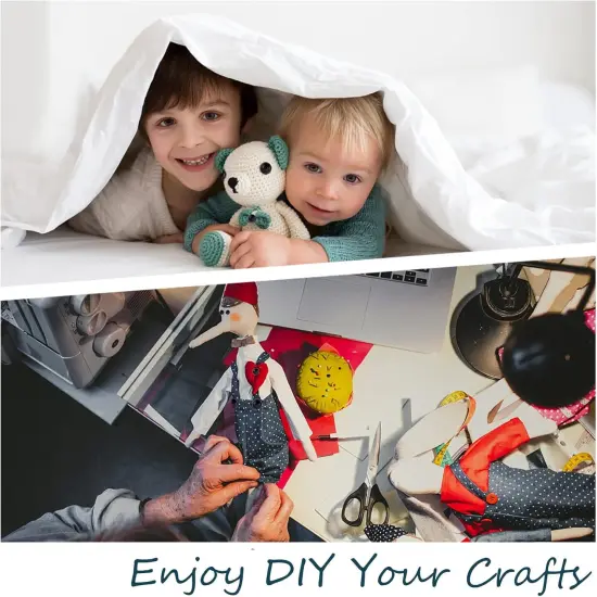 300pcs Black Crafts Eyes - 5 Sizes - 10/11/12/15/17mm {2}