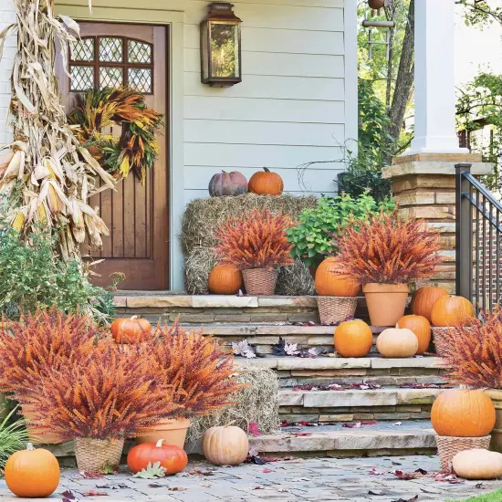 20 Fall Artificial Lavender Shrubs Flowers {3}