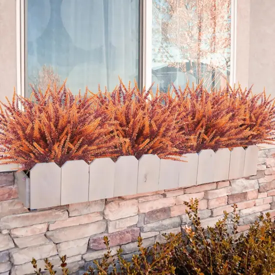 Artificial Fall Lavender Outdoor Flowers {3}