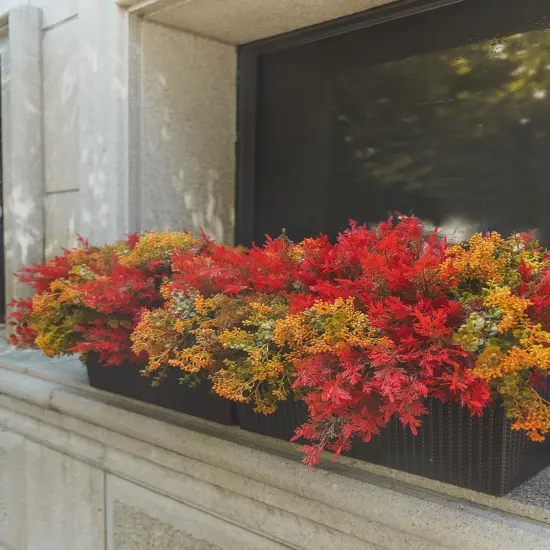 12Pcs Artificial Fall Flowers {5}