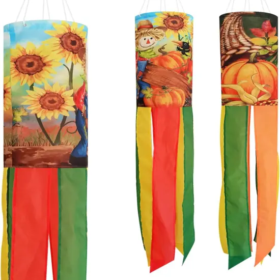 2 Pack Fall Windsocks Outdoo {1}