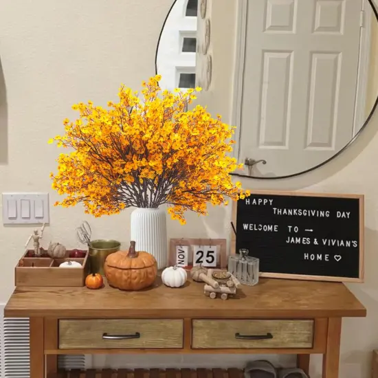 10Pcs Artificial Babys Breath Flowers {2}