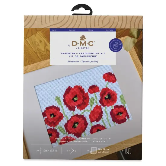 DMC The Designer Collection Easy Tapestry & Needlepoint Kit - Poppy Field {1}