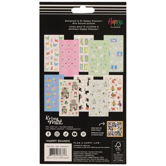 Happy Planner Sticker Value Pack 10/Sheets-Purr-fect Year {3}