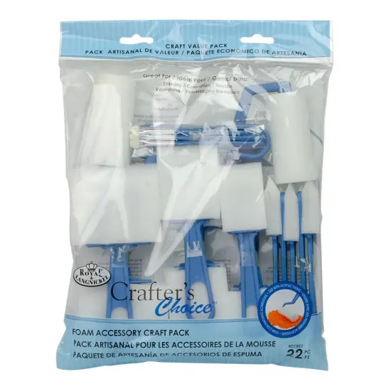 RCC 822 | Crafter's Choice&trade; 22pc Foam Brush Accessory Set {1}
