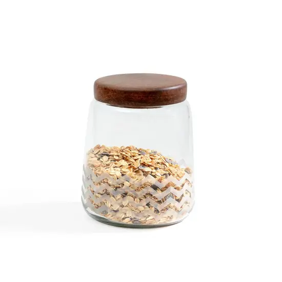 Cookie Glass Jar with Lid - Clear, Stylish Storage Container for Cookies & Treats {1}