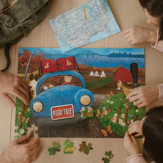 Sunsout Road Trip 63 pc Jigsaw Puzzle 81646 {4}