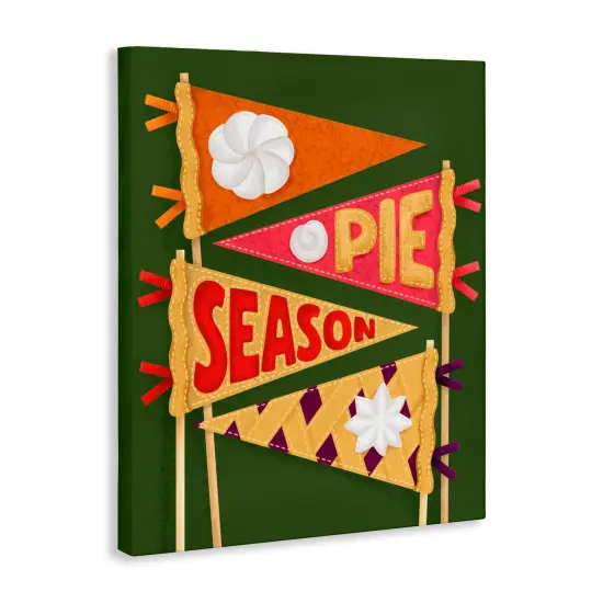 Stupell Industries Pie Season Pennants Canvas, design by Jilly Jack Designs {3}