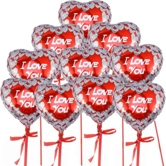 I Love You Balloons,Valentine Engagement Wedding Party Decorations,10Pcs {1}