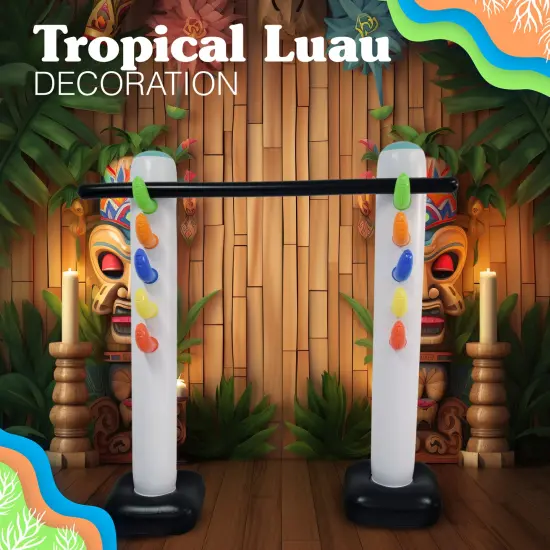 4E's Novelty Inflatable Limbo Game &ndash; 62"" Limbo Stick for Kids Party & Outdoor Party Games {2}