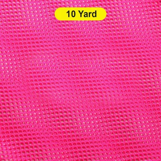 Tempest Mesh Fabric Breathable, Stretchable Nylon Width: 58/60" Neon Pink {1}
