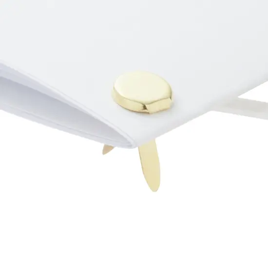 500 Pieces Mini Metal Brads for Crafts, Split Pin Brass Paper Fasteners for Scrapbooking, Handmade Cards, DIY Projects, 5 Assorted Sizes (0.37-Inch to 1-Inch Brads) Gold {7}