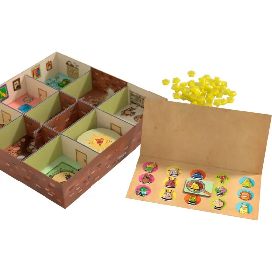 HABA Inspector Mouse: The Great Escape - Detective Board Games for Family Night, Cooperative Memory Games for Ages 5+, Includes 3D Playing Board Multicolor {4}