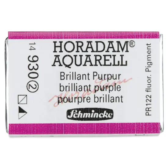 Schmincke Horadam Aquarell Watercolor - Brilliant Purple, Full Pan {1}