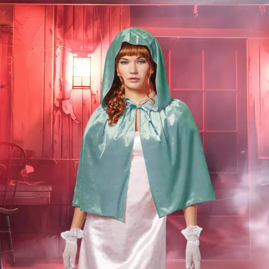 Regency Capelet Adult Costume Accessory | Teal {3}