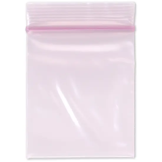 Plymor 2.5" x 3" (Pack of 100), 4 Mil Heavy Duty Anti-Static Zipper Reclosable Plastic Bags {1}