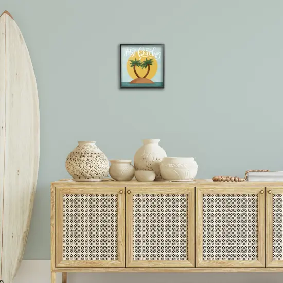 Stupell Industries Just Beachy Tropical Island Framed Giclee Design by Sarah Hickman {2}