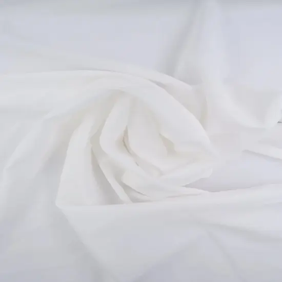 1 Yard Peach Skin Solid Stretch Woven Fabric Soft Brushed Drapery 57/58" Width IVORY {1}