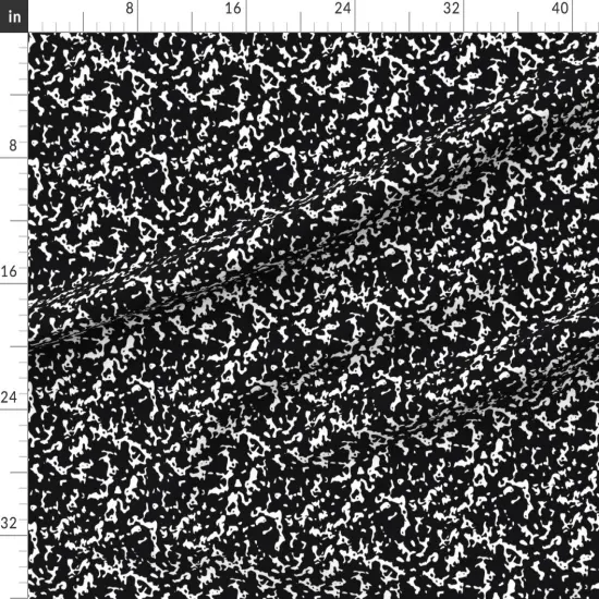 Various Fabrics by the Yard or Fat Quarter Abstract Monochrome Black And White Retro Marble Kid Nursery Notebook Home Decor Custom Printed Fabric by Spoonflower {1}