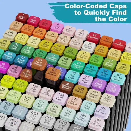 100 Colors Dual Tip Art Set {3}