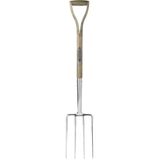 Spear & Jackson Traditional Stainless Steel Digging Fork, Heavy Duty Durable Stainless Steel Garden Tool, Ideal for Digging, Aerating, and Turning Soil {1}