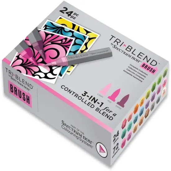 Spectrum Noir Triblend Brush Nib Alcohol Markers {1}