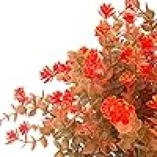 Fake Outdoor UV Resistant Autumn Plants for Home Kitchen Christmas Festival {2}