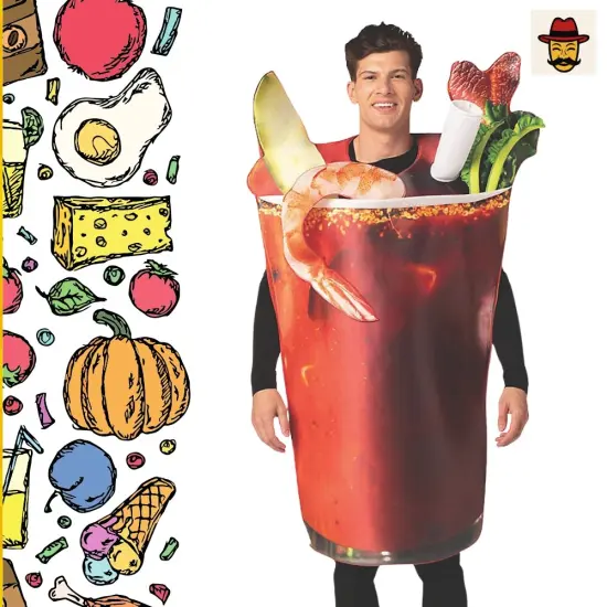 Spicy Tomato Juice Cocktail Costume Bloody Mary Tunic {3}