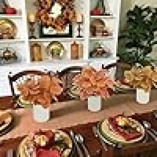 Artificial Potted Fall Eucalyptus Plants Small Fall Greenery Plants {2}