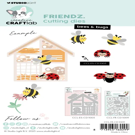 Creative Craftlab Friendz Cutting Die-Bees & Bugs {2}