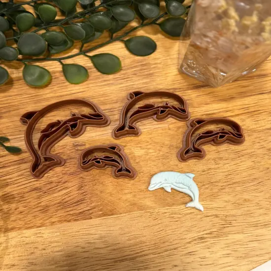 DOLPHINS | SUMMER SOLSTICE | SEALIFE | CLAY CUTTER {1}