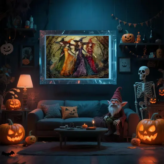 12x16inch - 5D Halloween Witch Diamond Painting Kits for Adults {3}