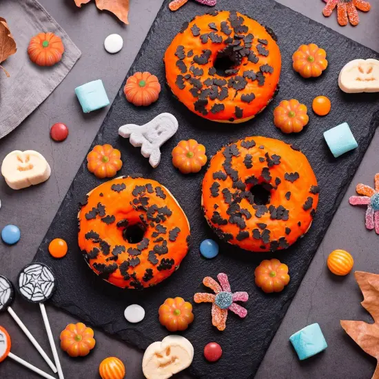 50 Pcs Resin Pumpkins for Decorating Fall Halloween - (Classic Style) {3}