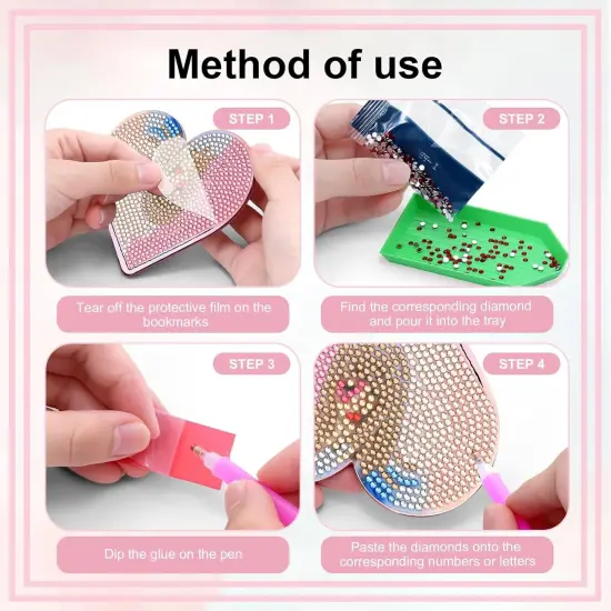 6PCS Taylor Diamond Art Bookmarks,Taylor Bookmark Gifts {5}