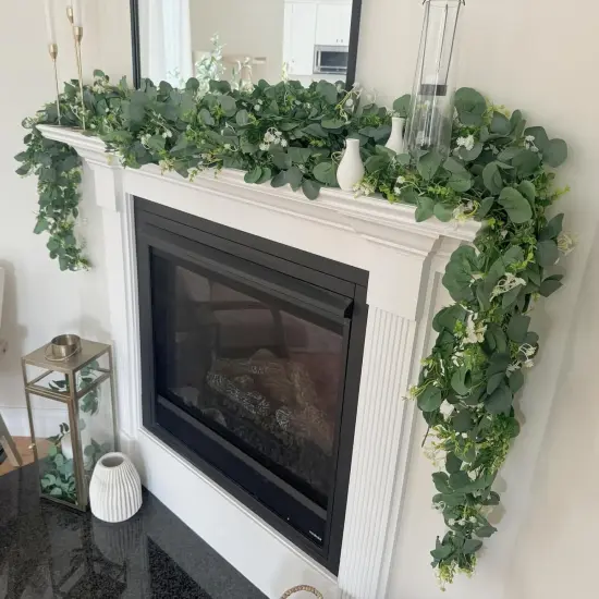 Leaves Green Table Wreath Vines for Wedding {6}