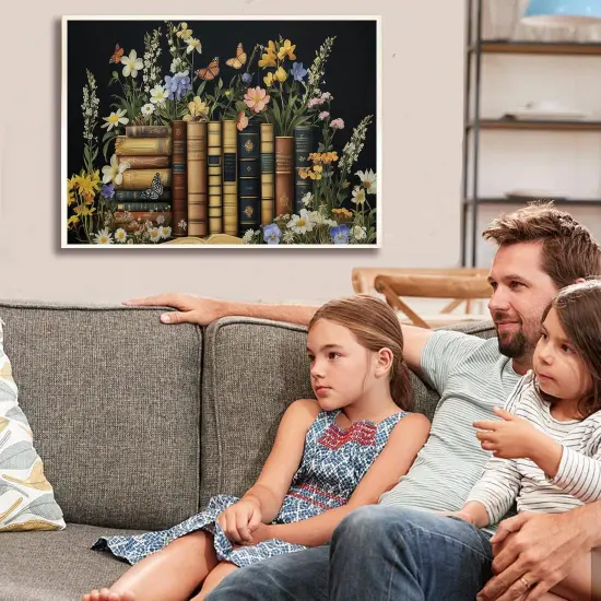 5D Full Drill DIY Diamond Dot Gem Art Kit Wall Home Decor Arts Craft 12x16 inch {2}