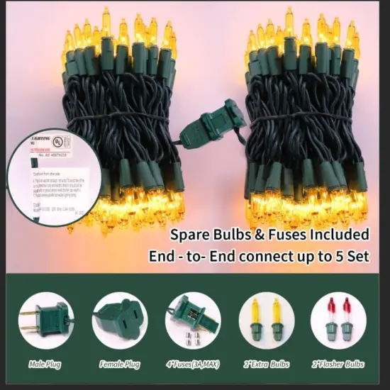 Christmas String Light - 100 Count (Yellow) {2}