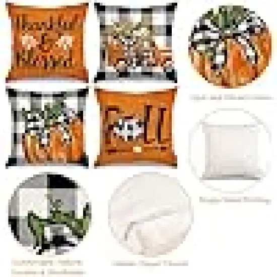 Thanksgiving Pillow Covers {2}
