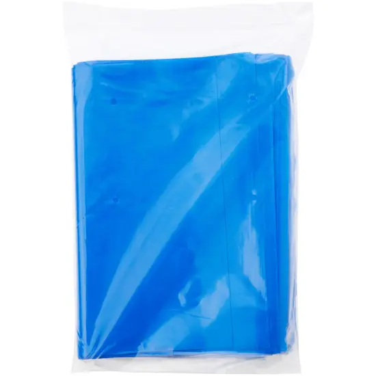 Plymor 10" x 12", Blue 2 Mil Zipper Reclosable Plastic Bags {5}