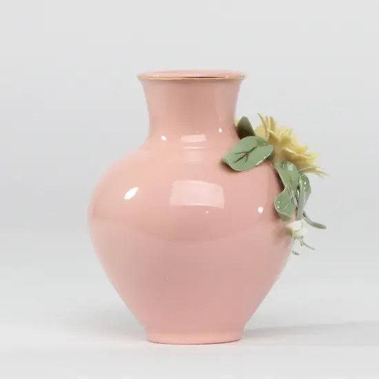 Ceramic Mini Size Ceramic Yellow Flower Vase, Home Décor, Gift for Her, Gift for Mom {3}