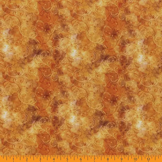 Mook Fabrics Elegance Cotton Fabric [45 in. Wide] - By The Yard Amber {3}