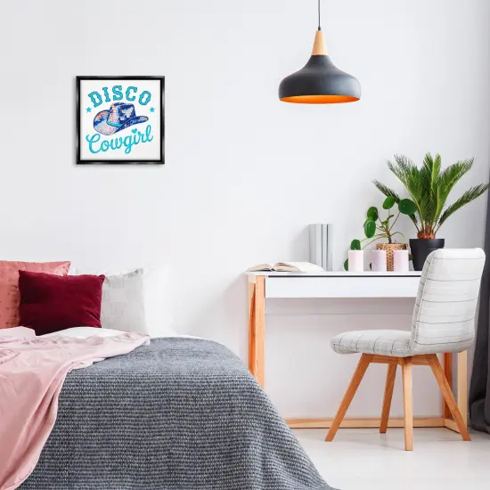 Stupell Industries Turquoise Disco Cowgirl Floating Frame Design by Amanda Greenwood {2}