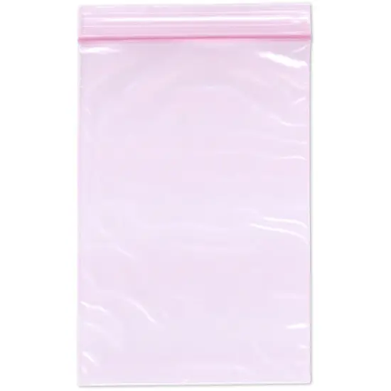 Plymor 4" x 6" (Pack of 100), 2 Mil Anti-Static Zipper Reclosable Plastic Bags {1}