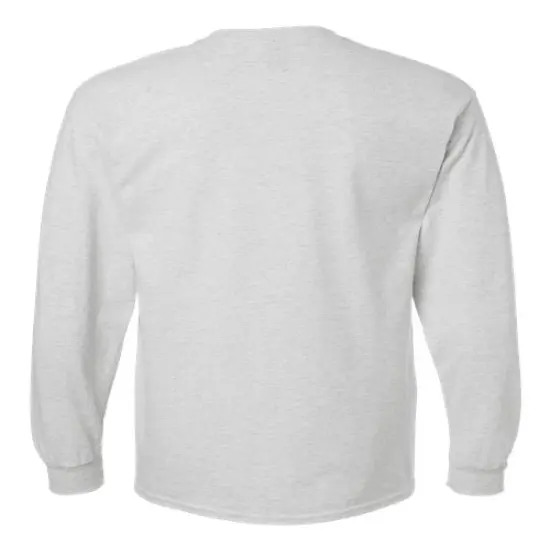 Gildan&reg; Ultra Cotton Long Sleeve T-Shirt Ash {2}
